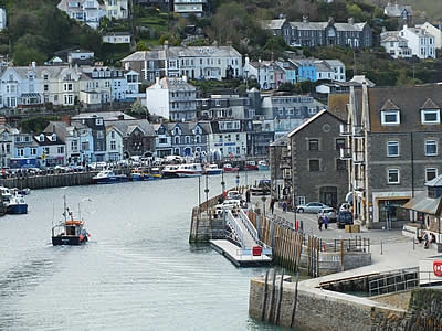 Fishing boat returning to Looe harbour