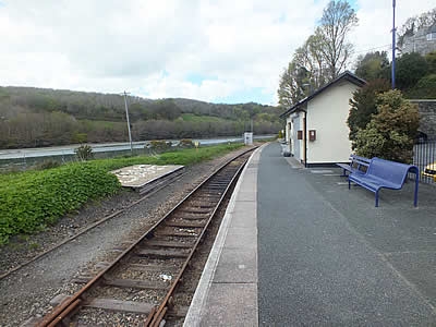 The railway station at Looe
